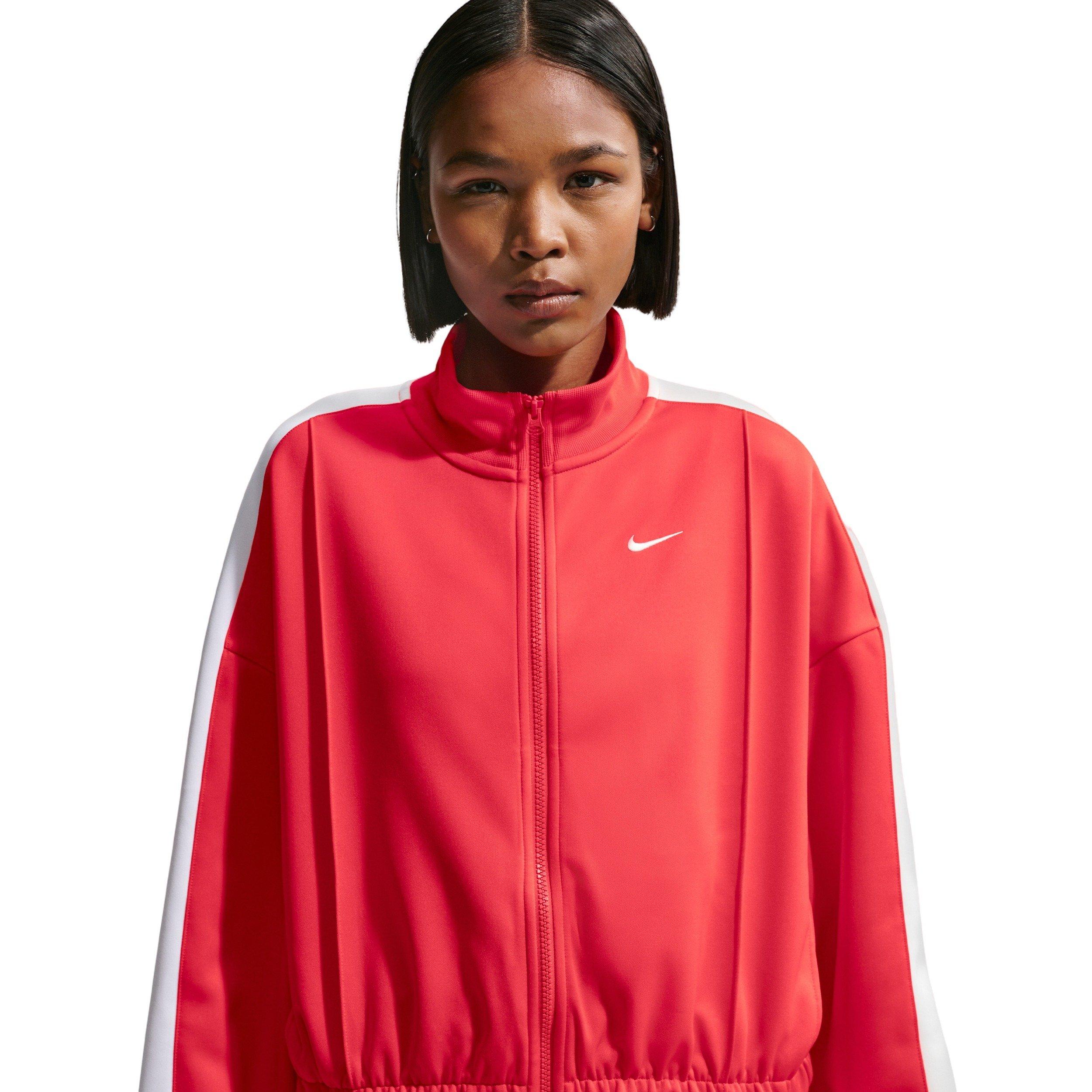 Nike Women's Sportswear Track Jacket - CRIMSON